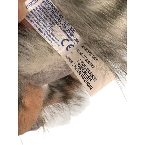 Harbin Furry 9" Striped Plush Chicken - Picture 9 of 12